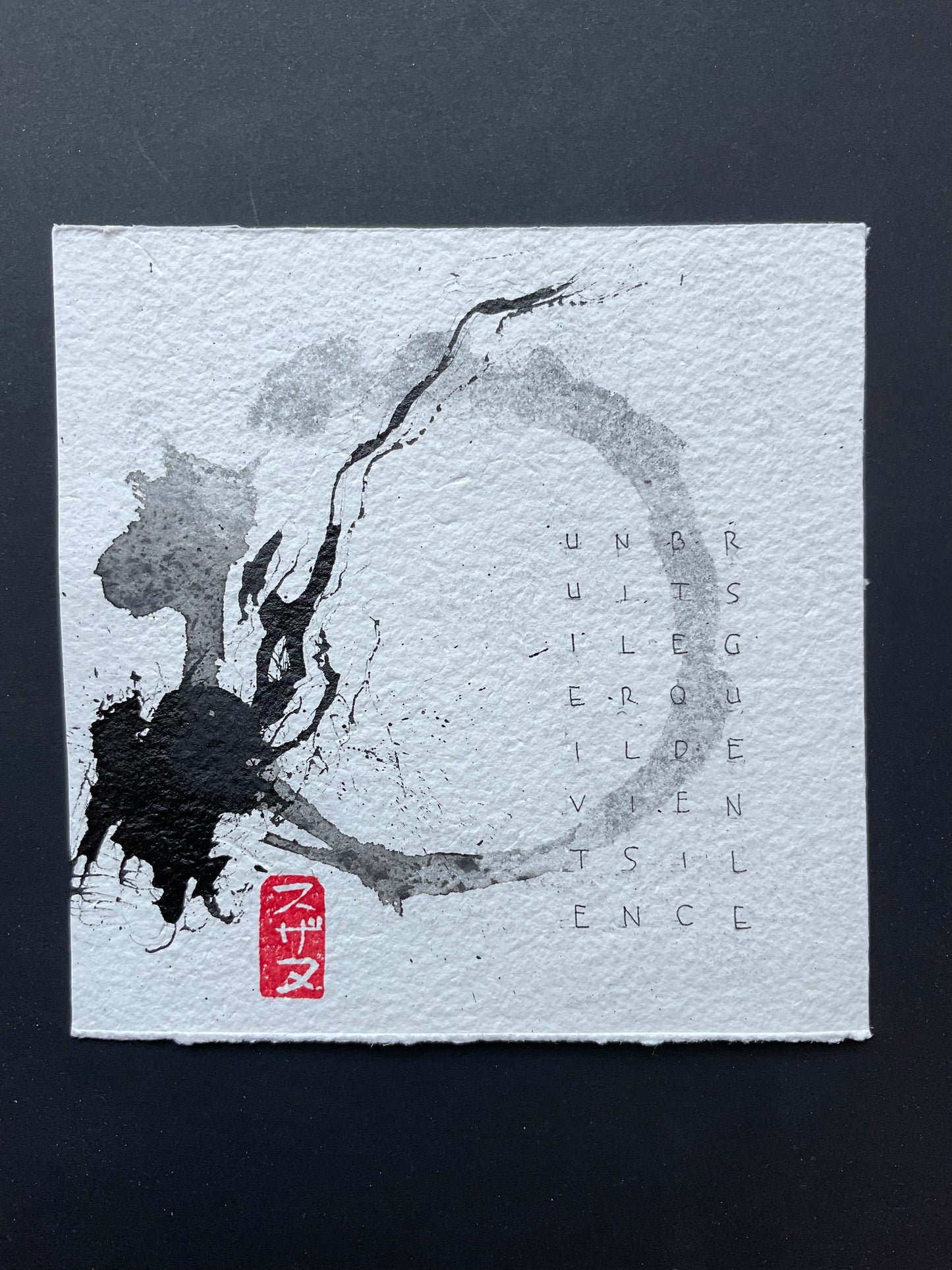 Suzanne Fortin — Correspondances #2 — original postcard artwork
