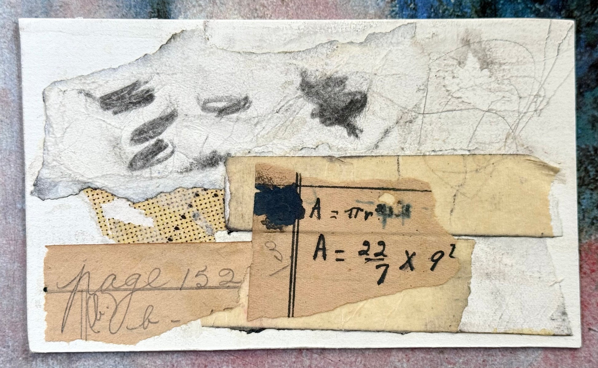 Sydney Currie — Correspondances #1 — original postcard artwork