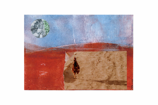 Tanya DiMaggio — Correspondances #2 — original postcard artwork