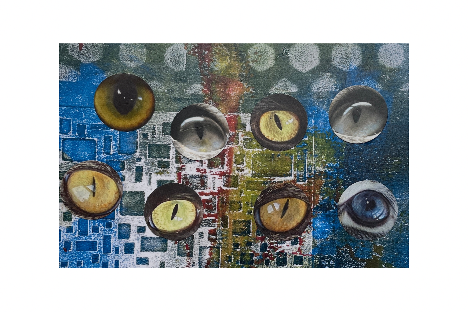 Tanya DiMaggio — Correspondances #3 — original postcard artwork