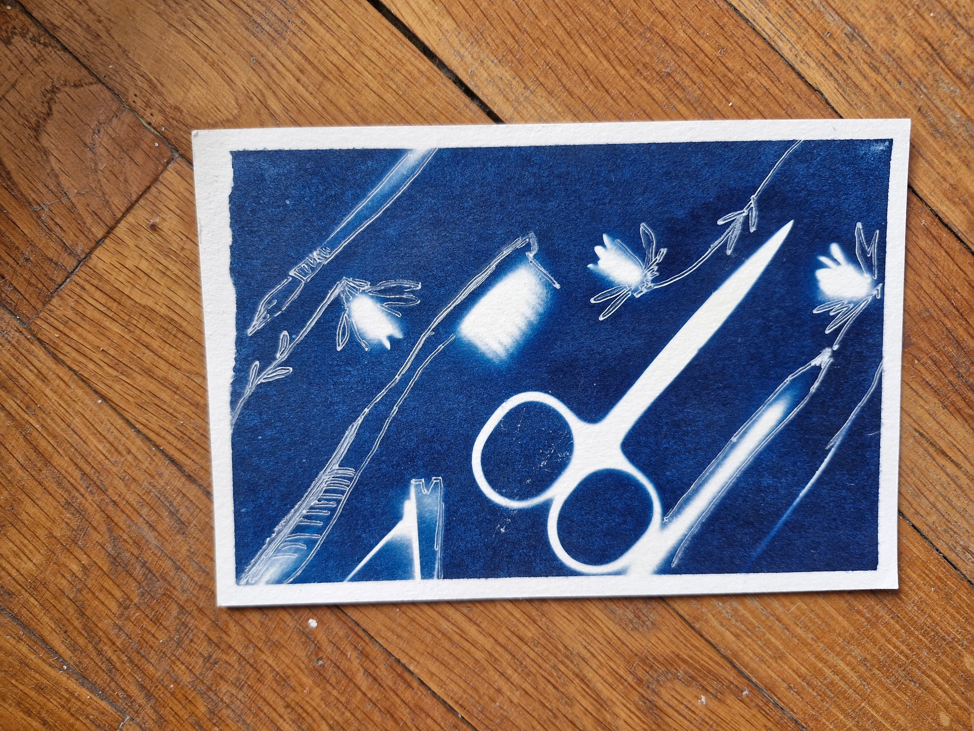 Teodora Ivanova — Correspondances #1 — original postcard artwork