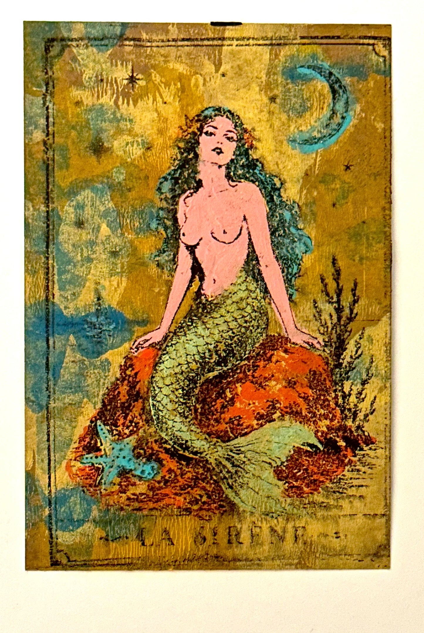 Terry Klumpp — Correspondances #1 — original postcard artwork