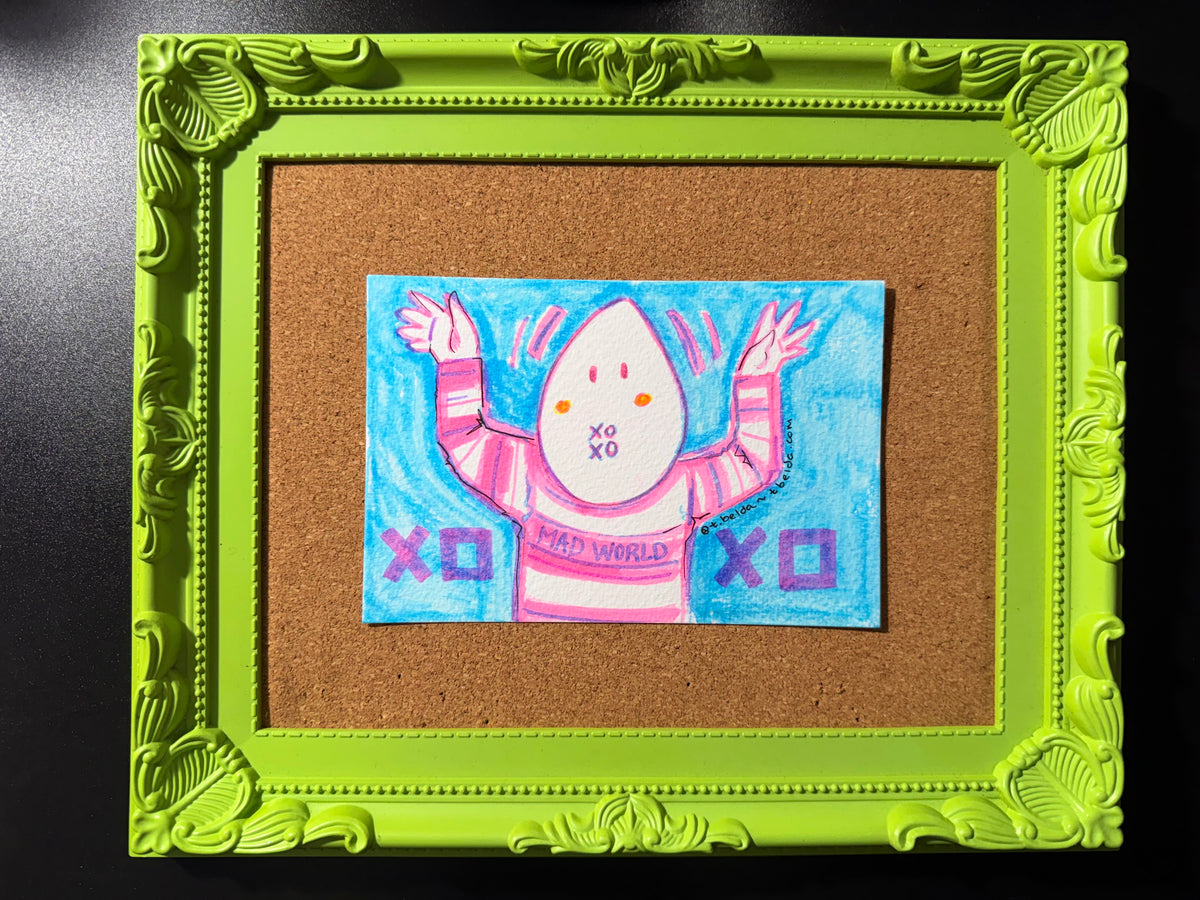 Thiffany Belda — Correspondances #2 — original postcard artwork