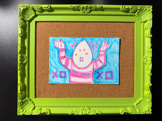 Thiffany Belda — Correspondances #2 — original postcard artwork