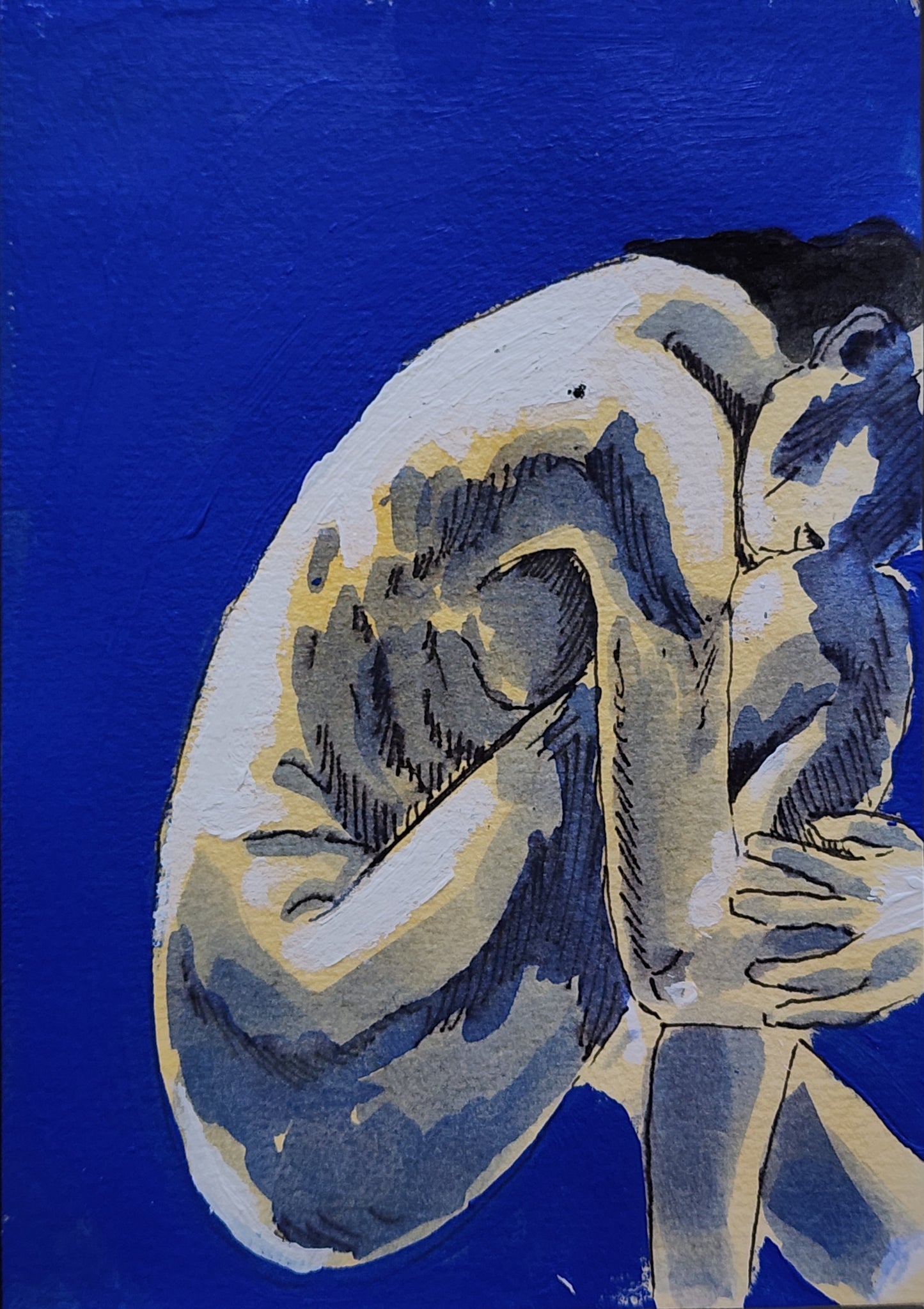 Tiffany OFFRE — Correspondances #2 — original postcard artwork