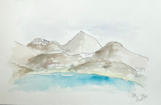 Tiina Herttua — Correspondances #3 — original postcard artwork