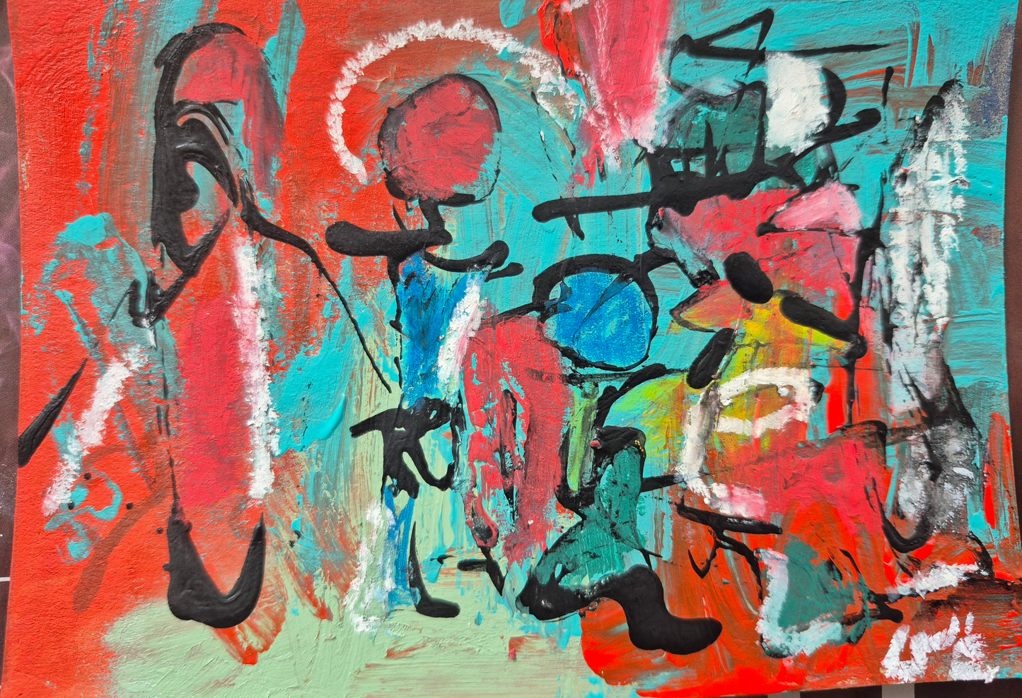 Ursula Altenbach — Correspondances #1 — original postcard artwork