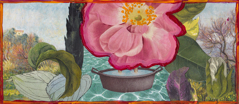Valerie Andriantsiferana — Correspondances #3 — original postcard artwork