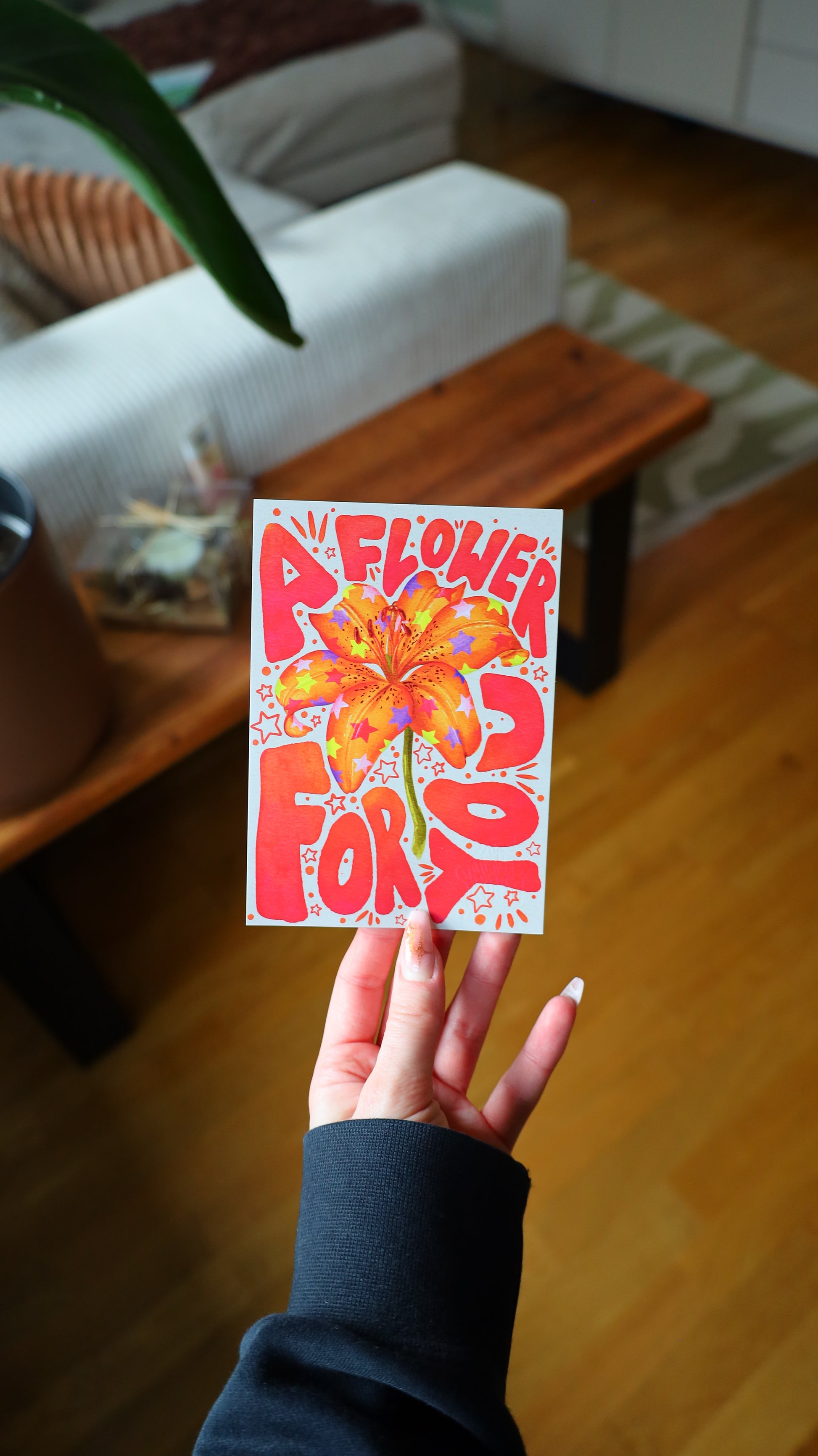 Valerija Grams — Correspondances #3 — original postcard artwork
