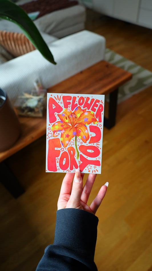 Valerija Grams — Correspondances #3 — original postcard artwork