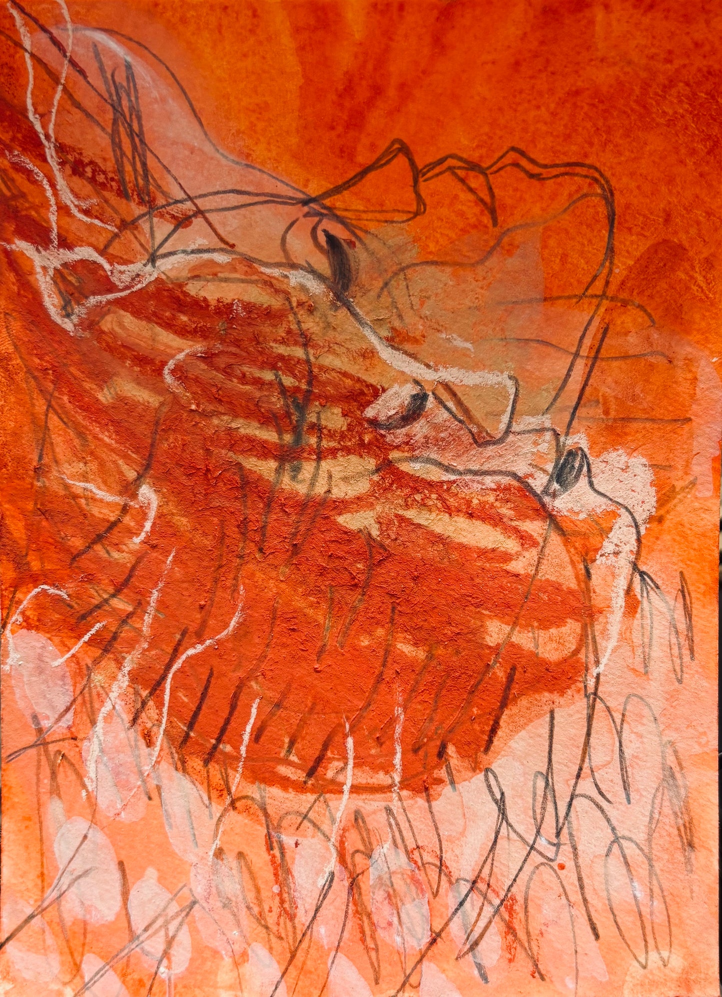 Vanessa Lawrence — Correspondances #1 — original postcard artwork