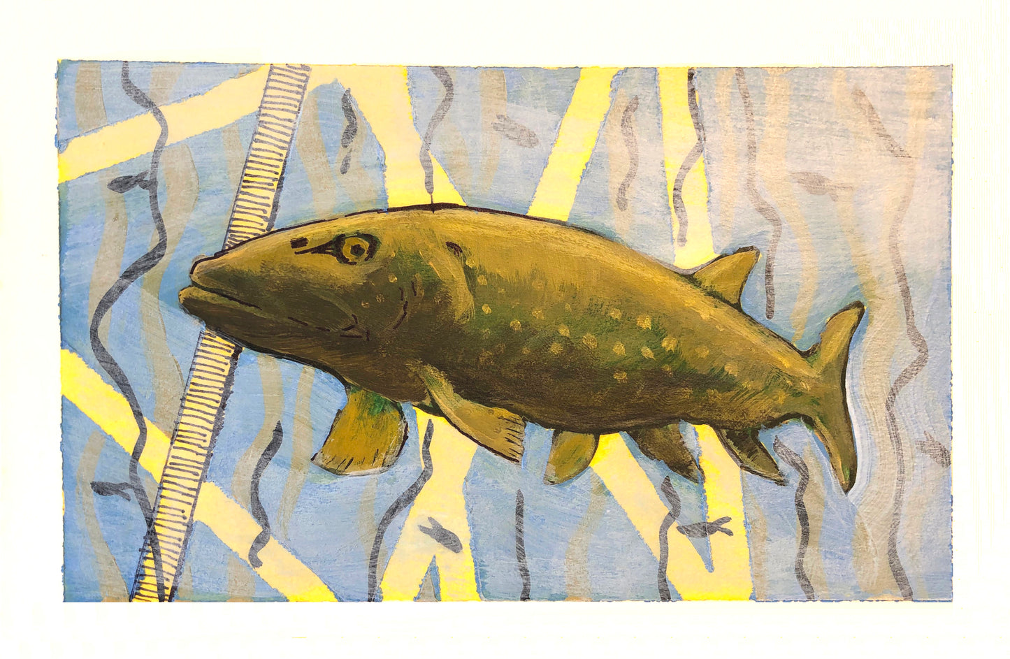 Victoria Alexander — Correspondances #2 — original postcard artwork