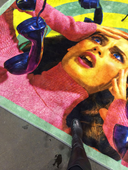 Victoria Loren Miller — Correspondances #1 — original postcard artwork