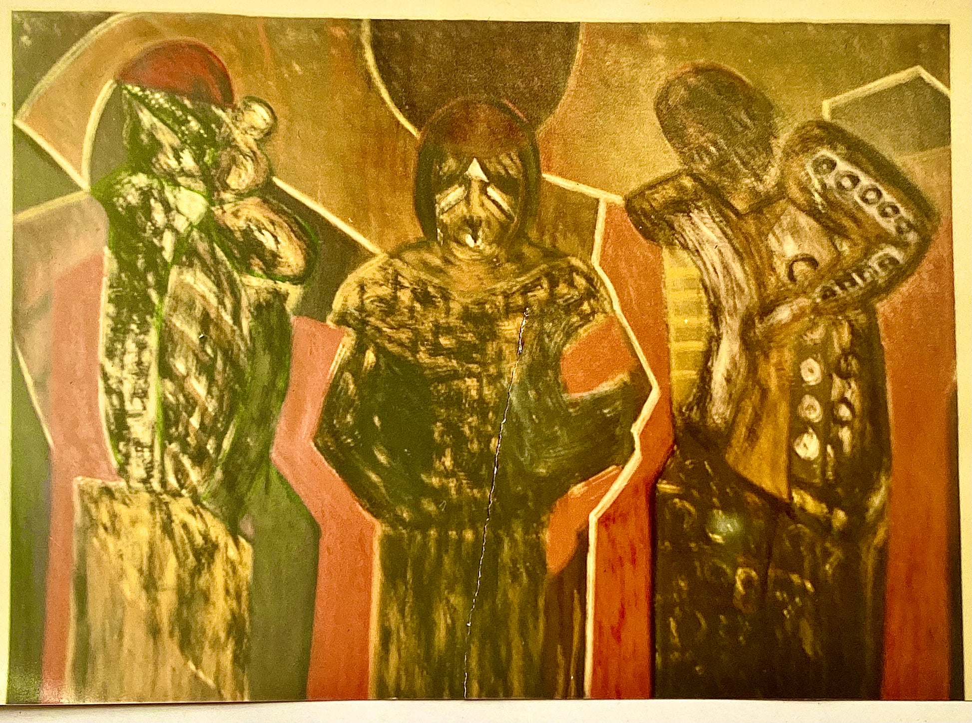 Vivian Babeliow (Pelz) — Correspondances #2 — original postcard artwork