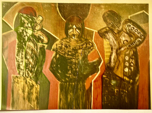 Vivian Babeliow (Pelz) — Correspondances #2 — original postcard artwork