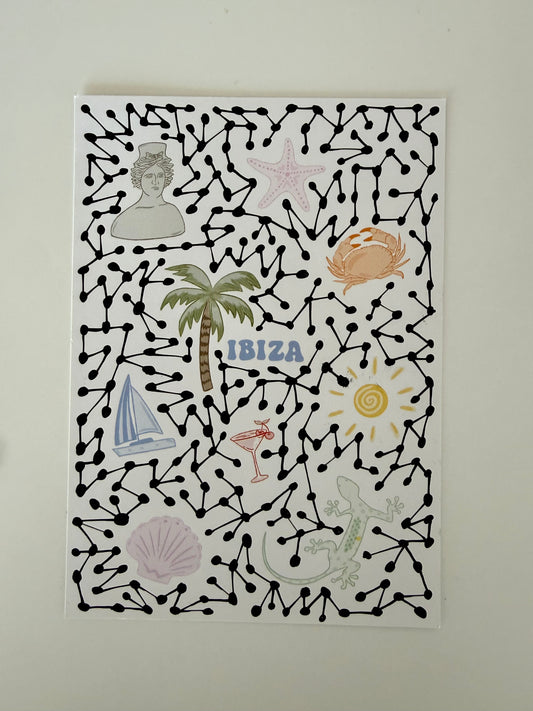 Walter Segers — Correspondances #1 — original postcard artwork