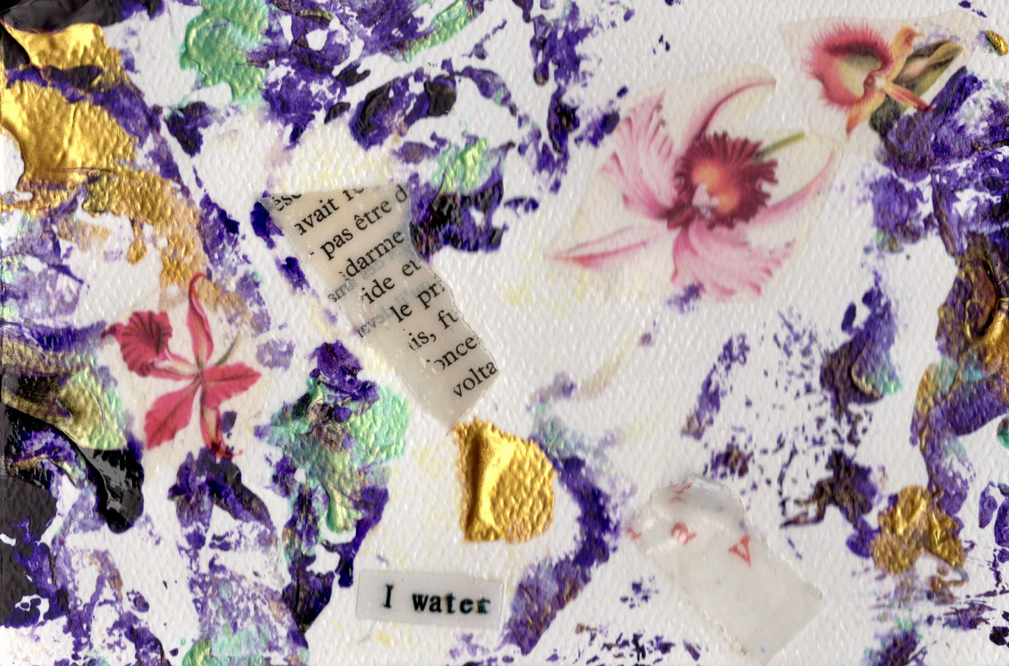 Wendy French — Correspondances #1 — original postcard artwork