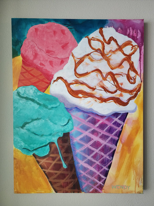 Wendy Waxman — Correspondances #2 — original postcard artwork