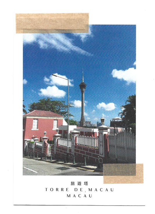 Weng Lam Lei — Correspondances #3 — original postcard artwork
