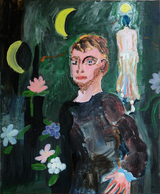 Conter fleurette en lune ascendante