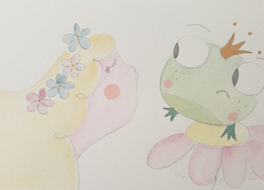 Yolanda Fernández Lago — Correspondances #2 — original postcard artwork