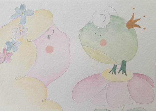 Yolanda Fernández Lago — Correspondances #3 — original postcard artwork