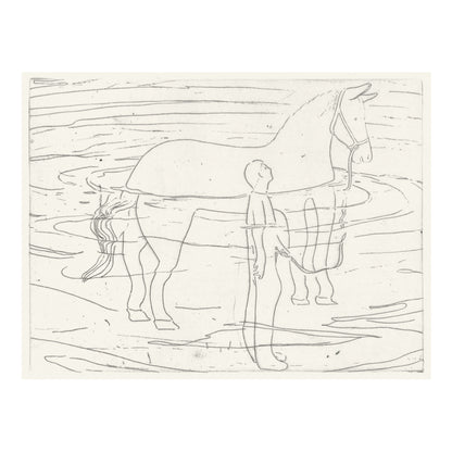 A horse in the sea / 海の馬