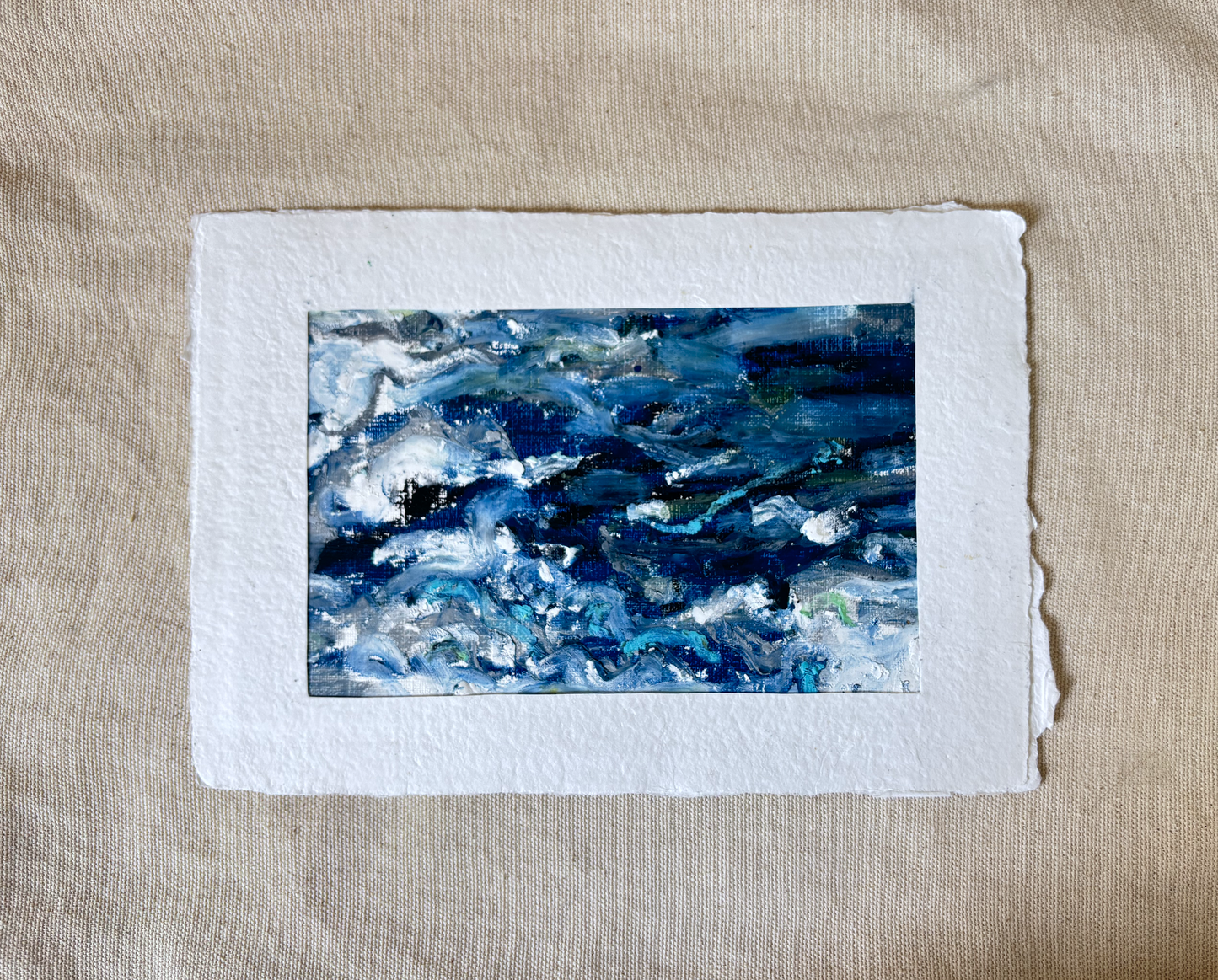 Yulia Petrenko ep Sidorova — Correspondances #1 — original postcard artwork