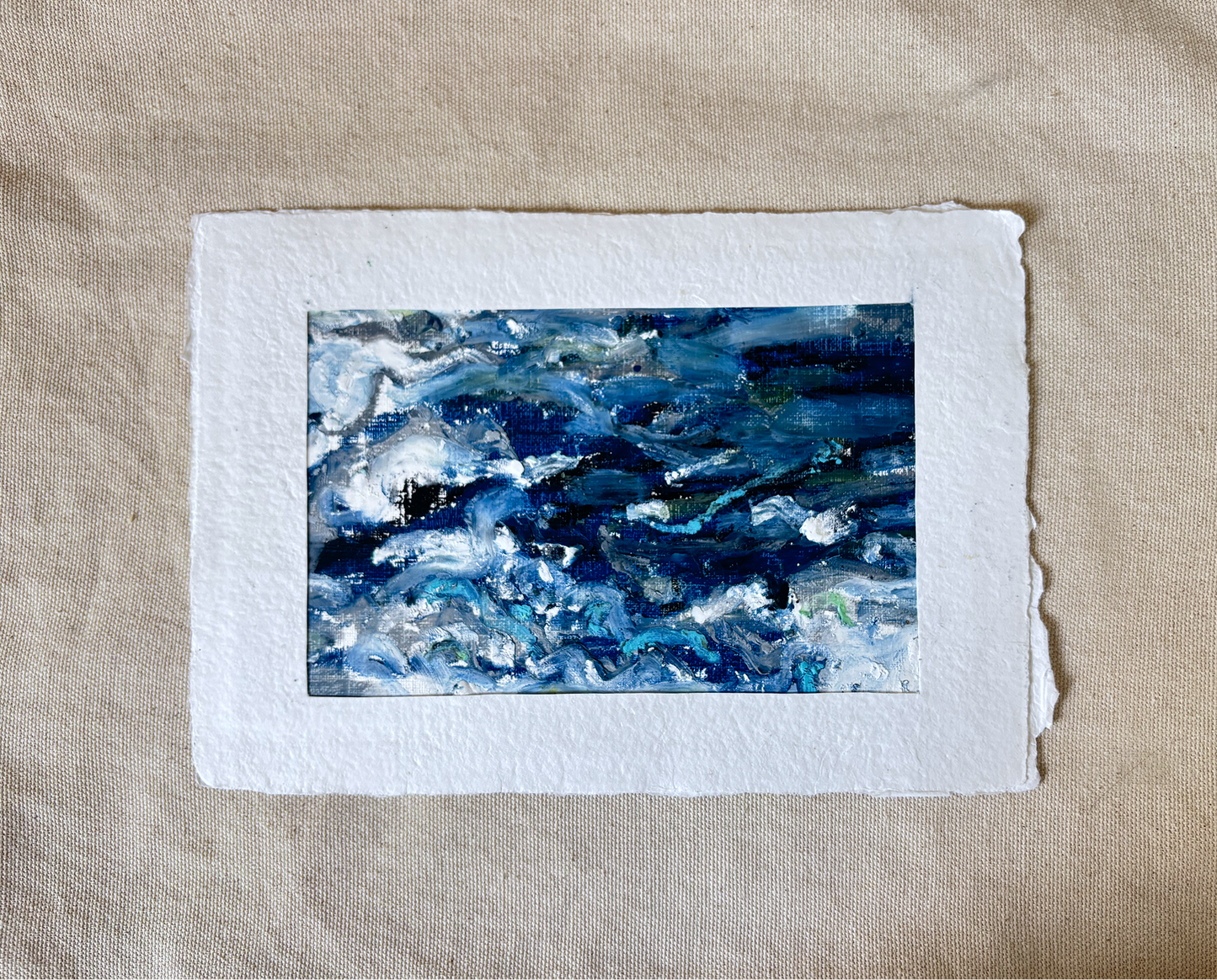Yulia Petrenko ep Sidorova — Correspondances #3 — original postcard artwork