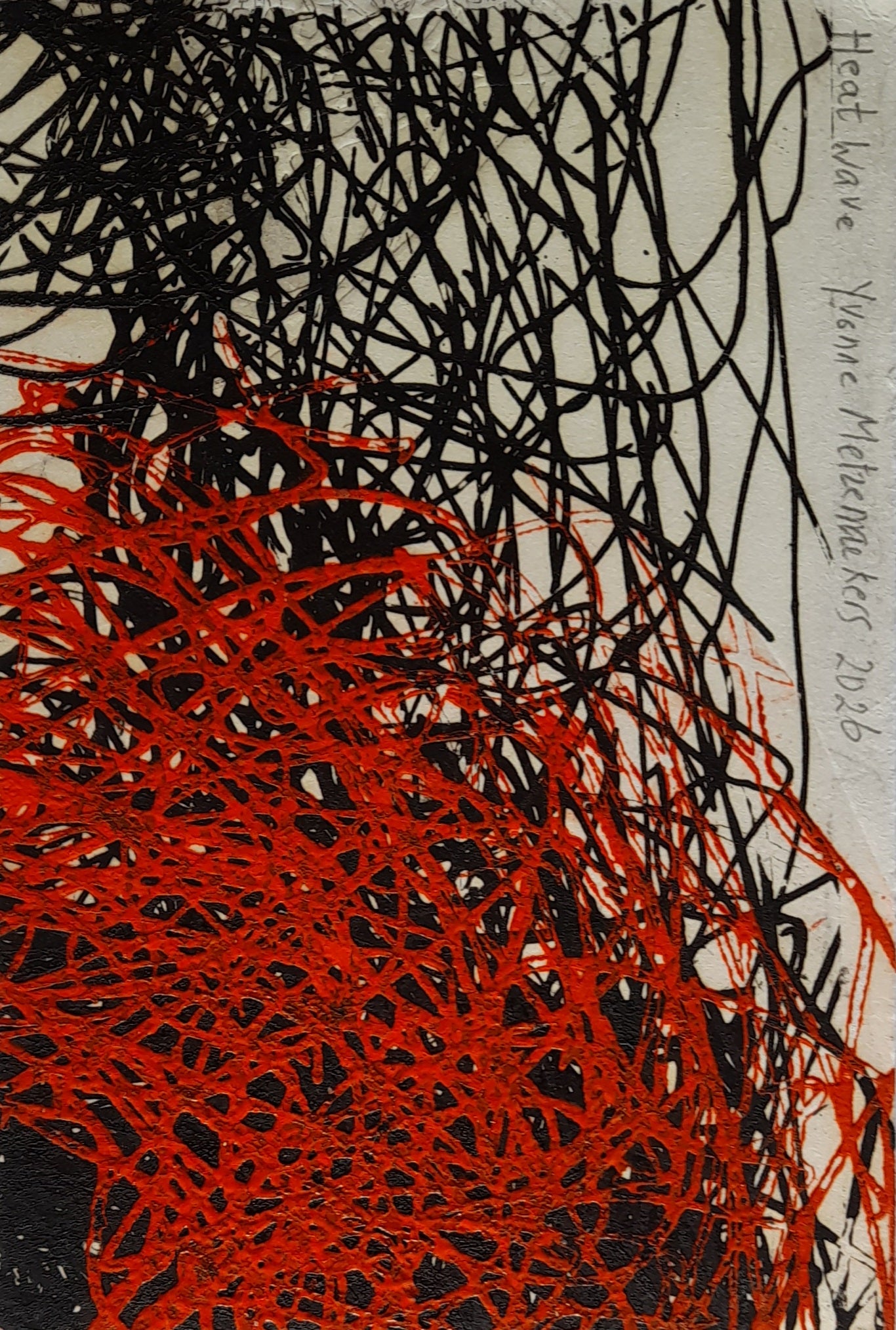 Yvonne Metzemaekers — Correspondances #3 — original postcard artwork