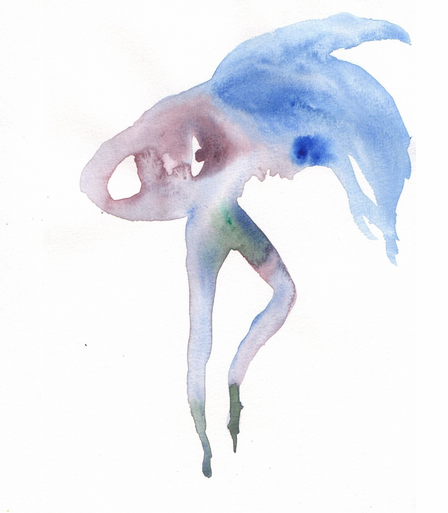 armelle TROUXE — Correspondances #1 — original postcard artwork