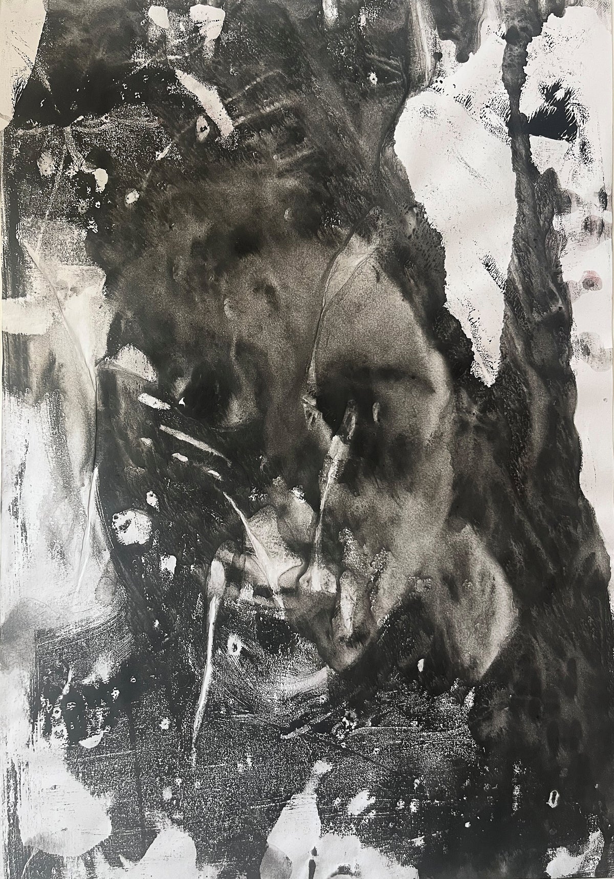 armelle TROUXE — Correspondances #2 — original postcard artwork