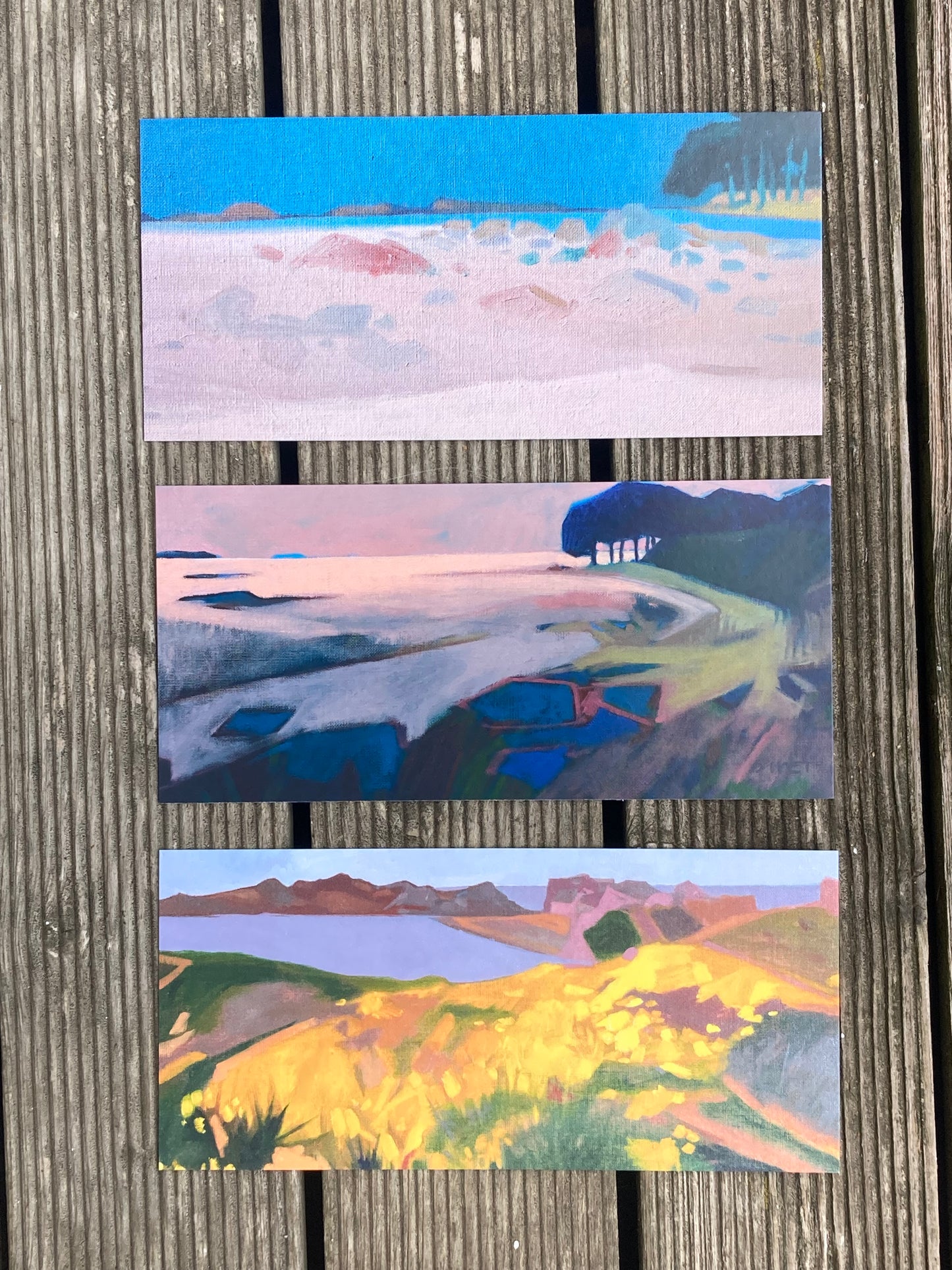 emilie Divet — Correspondances #1 — original postcard artwork