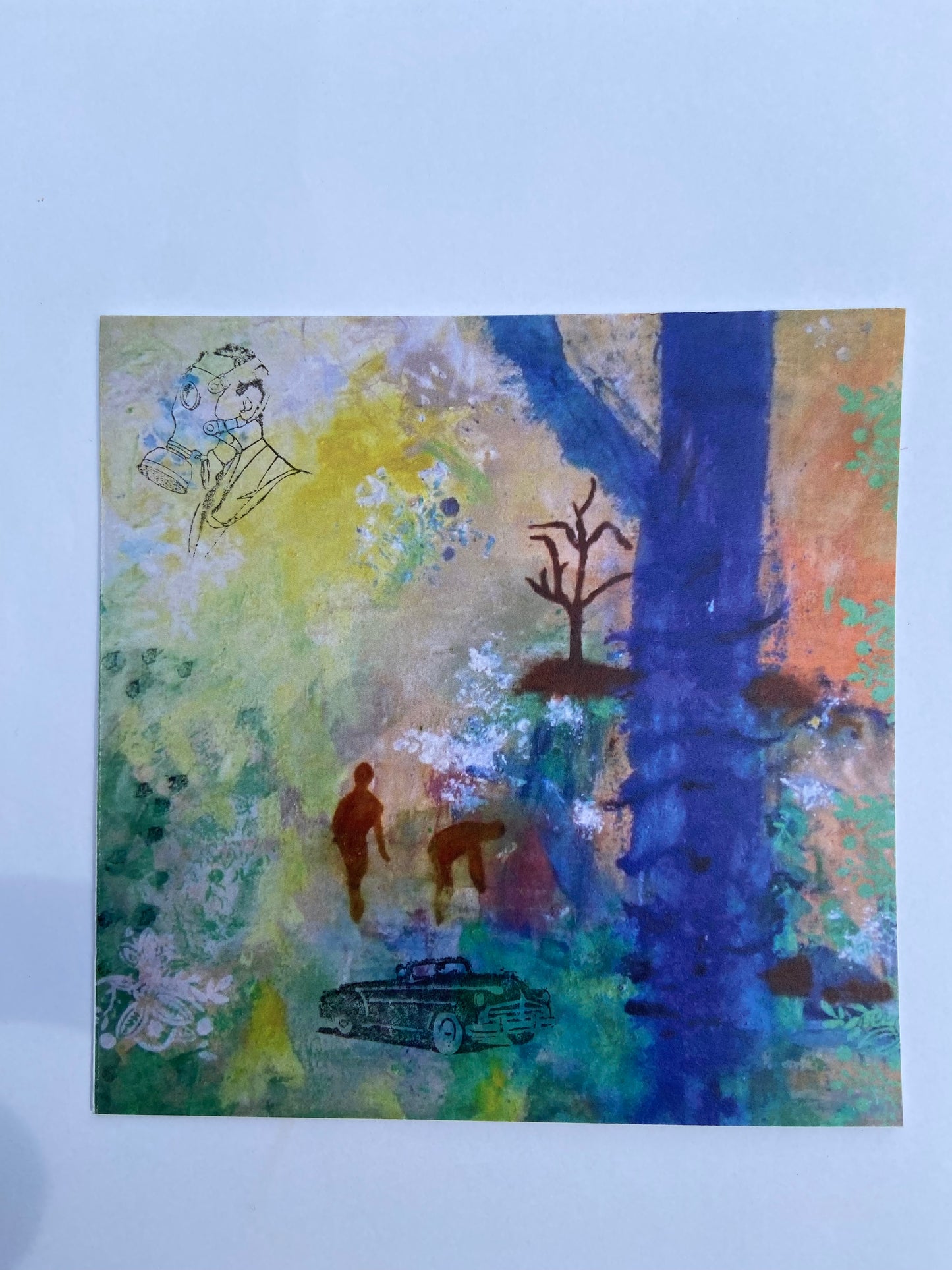 flemming hilbert — Correspondances #1 — original postcard artwork
