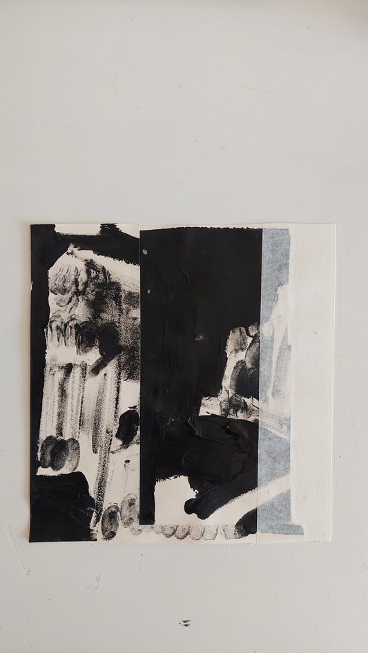 jelke reems — Correspondances #2 — original postcard artwork