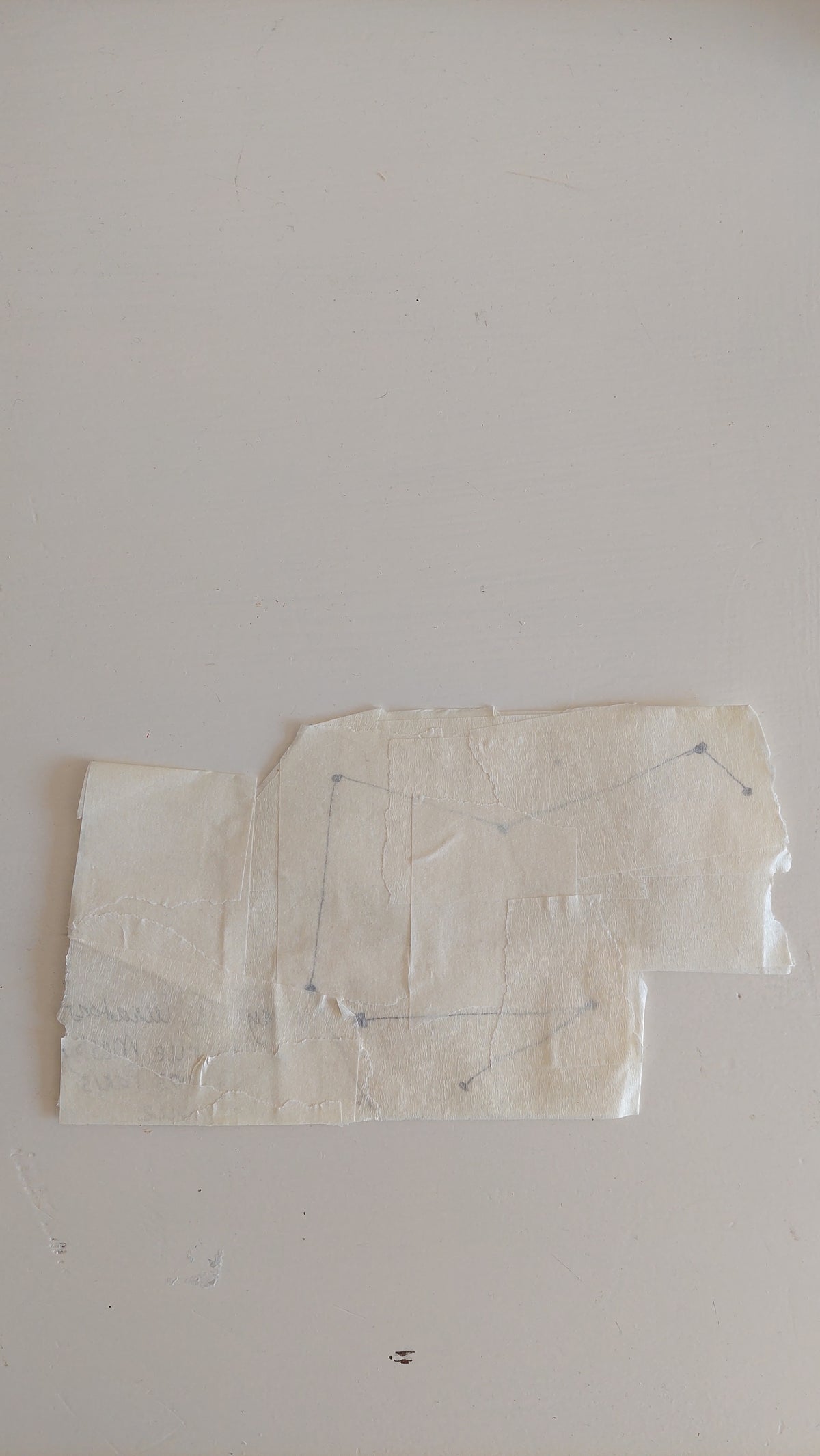 jelke reems — Correspondances #3 — original postcard artwork