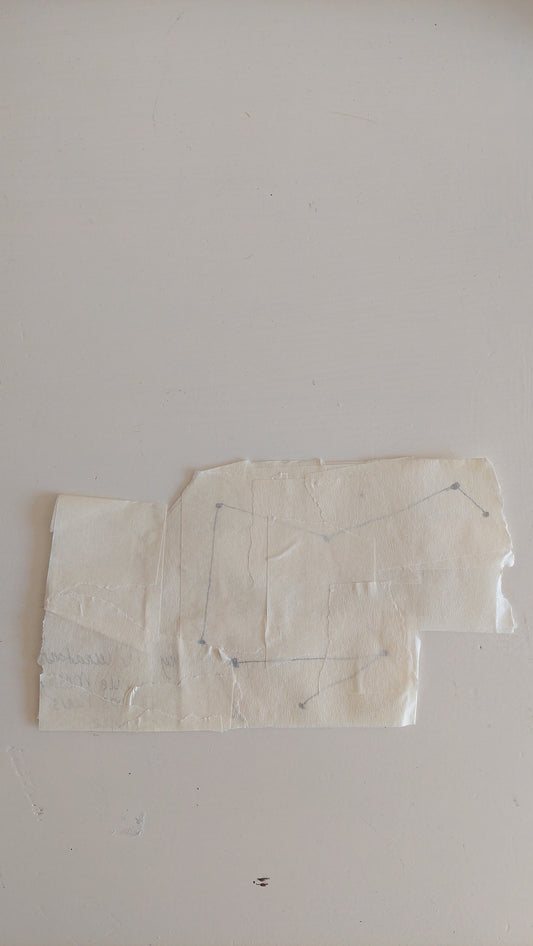 jelke reems — Correspondances #3 — original postcard artwork