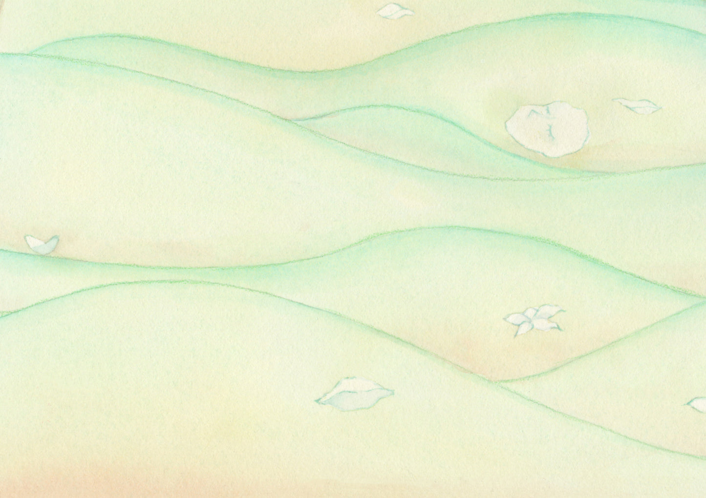 ke xu — Correspondances #3 — original postcard artwork