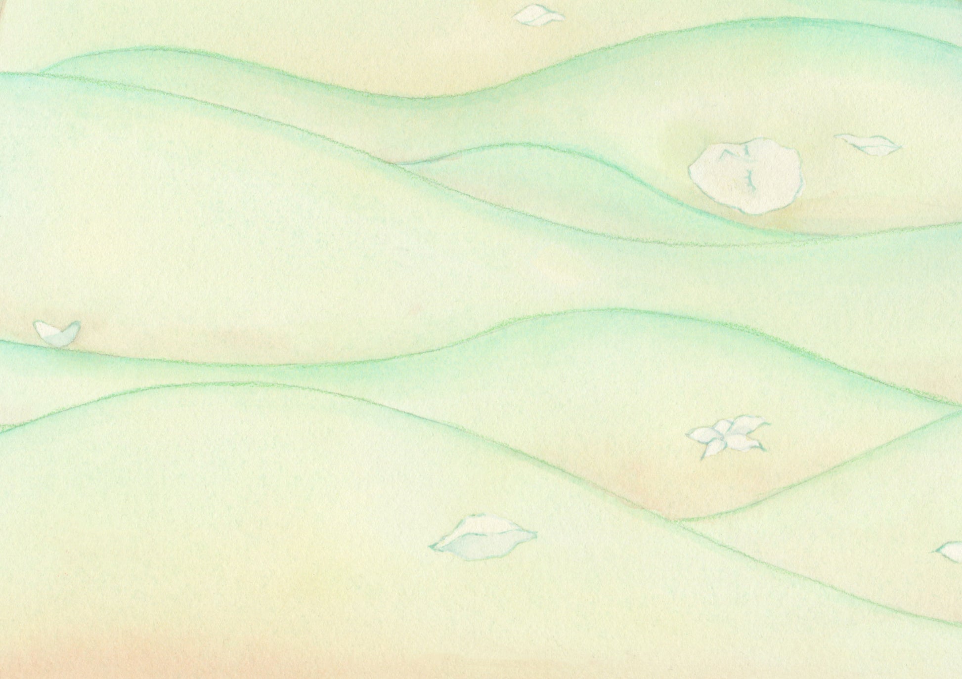ke xu — Correspondances #3 — original postcard artwork