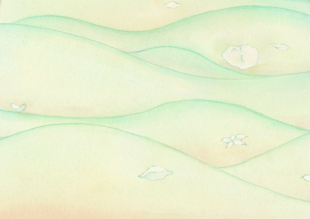 ke xu — Correspondances #3 — original postcard artwork