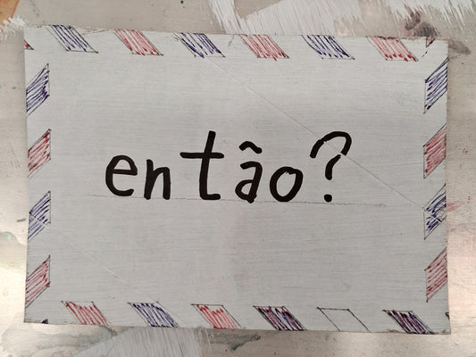 maria josé josé maria — Correspondances #2 — original postcard artwork