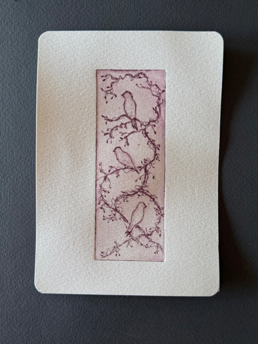 maria pavlenko — Correspondances #1 — original postcard artwork