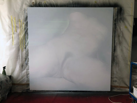 L'ORIGINE 2 -Variation of L'ORIGINE DU MONDE  by COURBET (Copy)