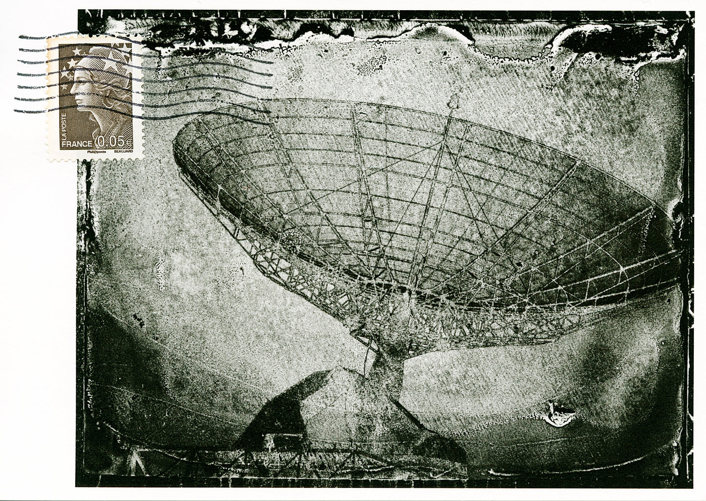oliver zenklusen — Correspondances #1 — original postcard artwork