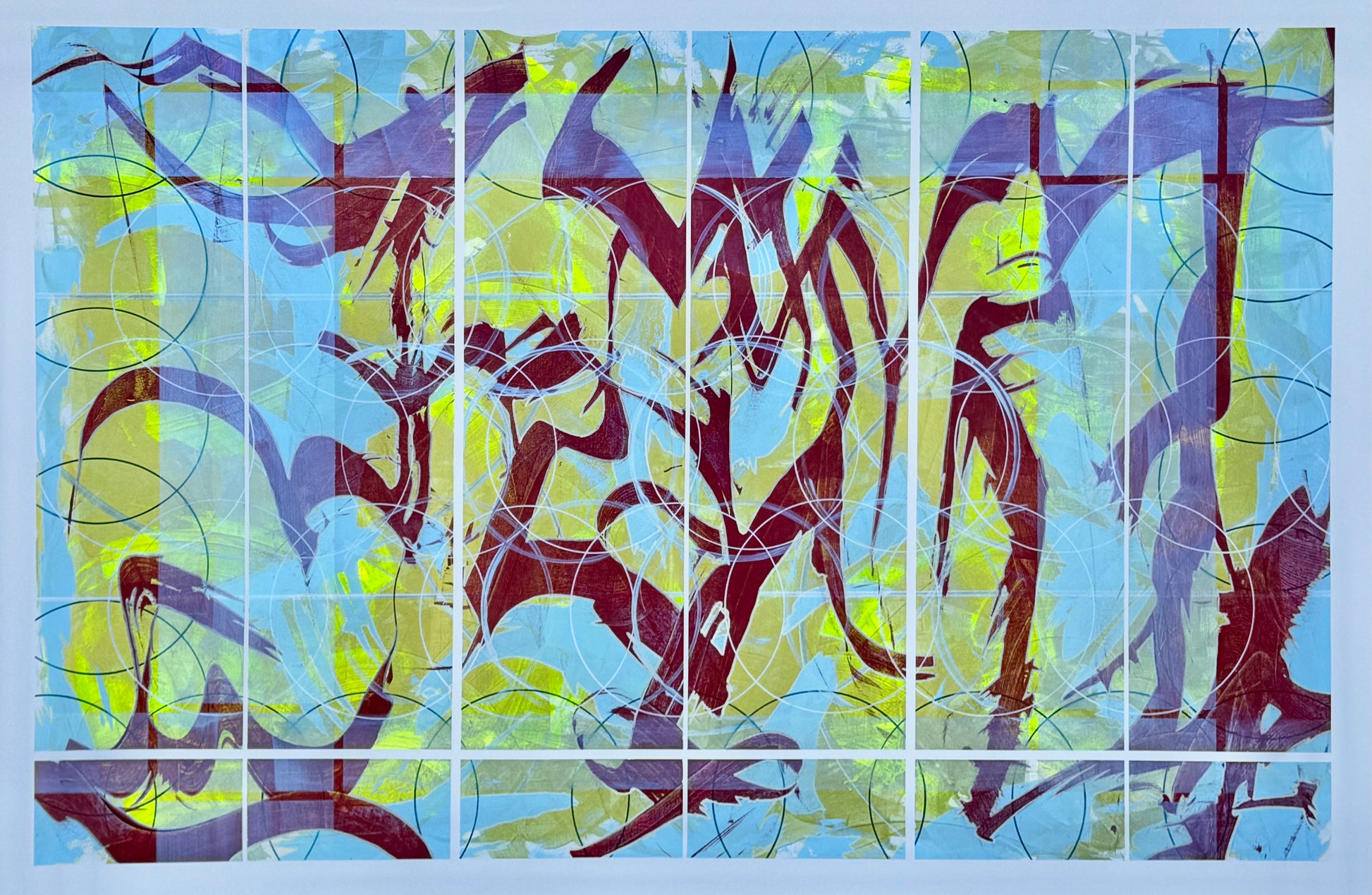 robert singer — Correspondances #2 — original postcard artwork