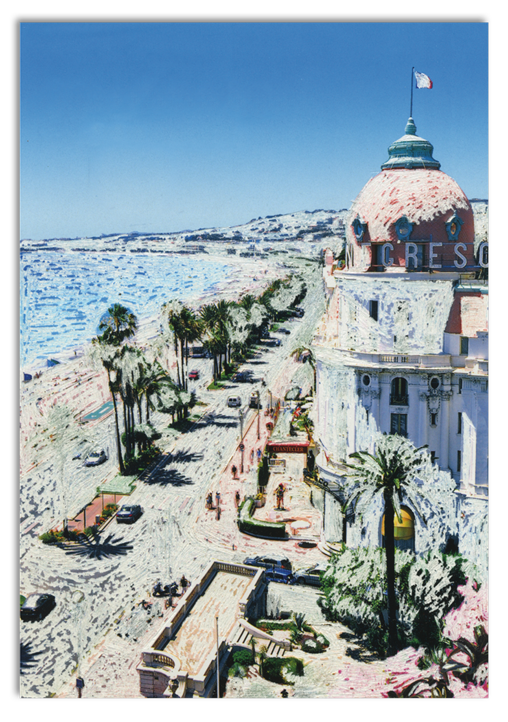 sara campo — Correspondances #2 — original postcard artwork