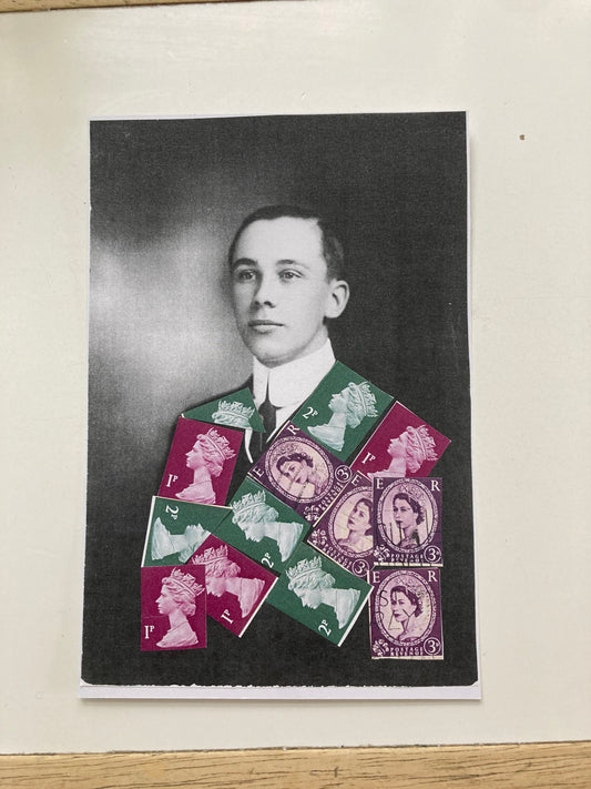 sophie arnold — Correspondances #3 — original postcard artwork