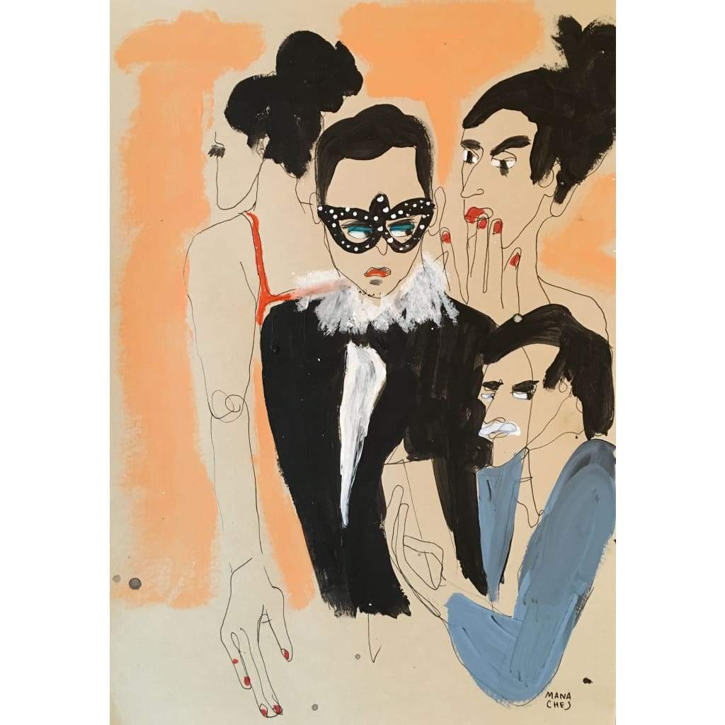 Homme au masque (Man with mask) - The Curators