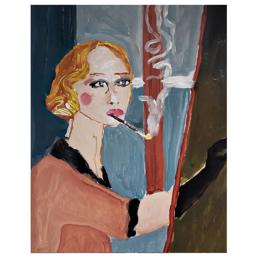 La Peintre au Porte-Cigarette - The Curators