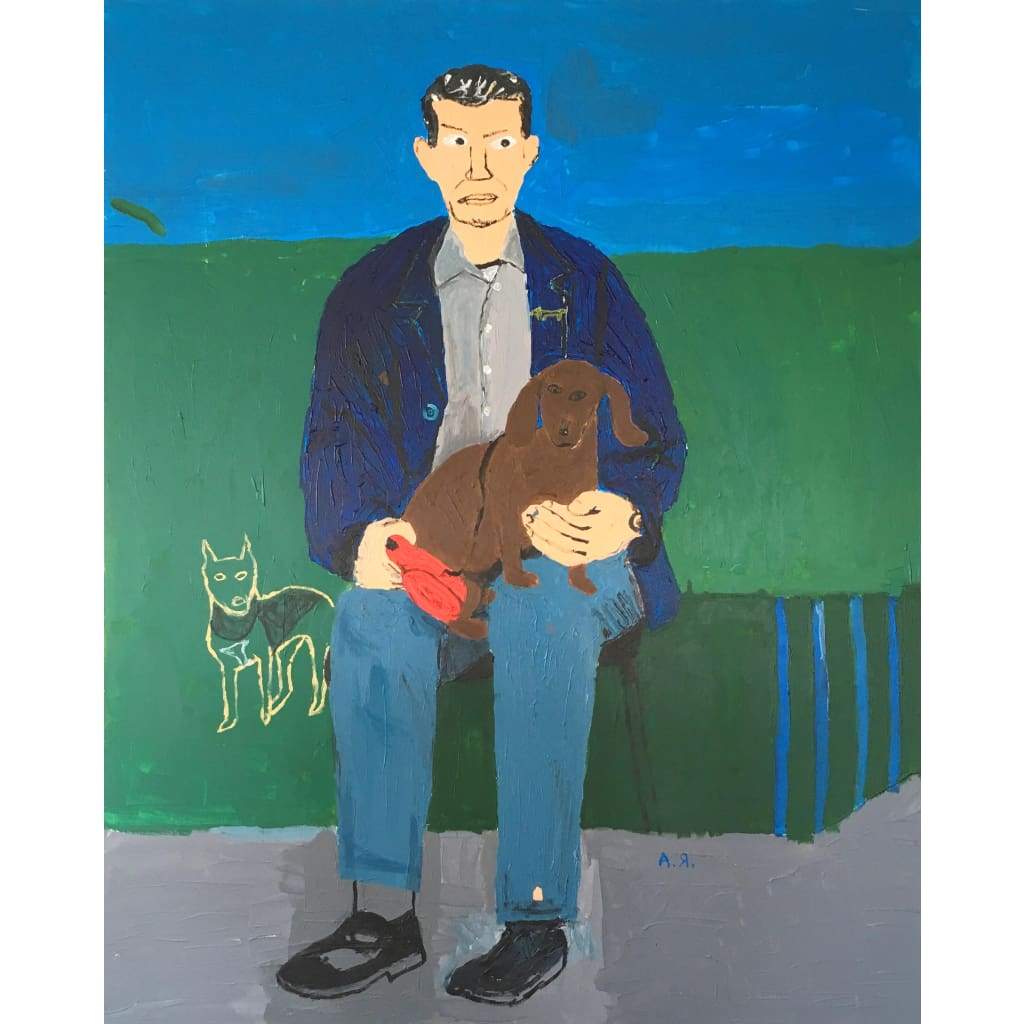 Man with dog - The Curators